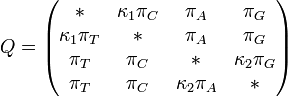 TN93 matrix